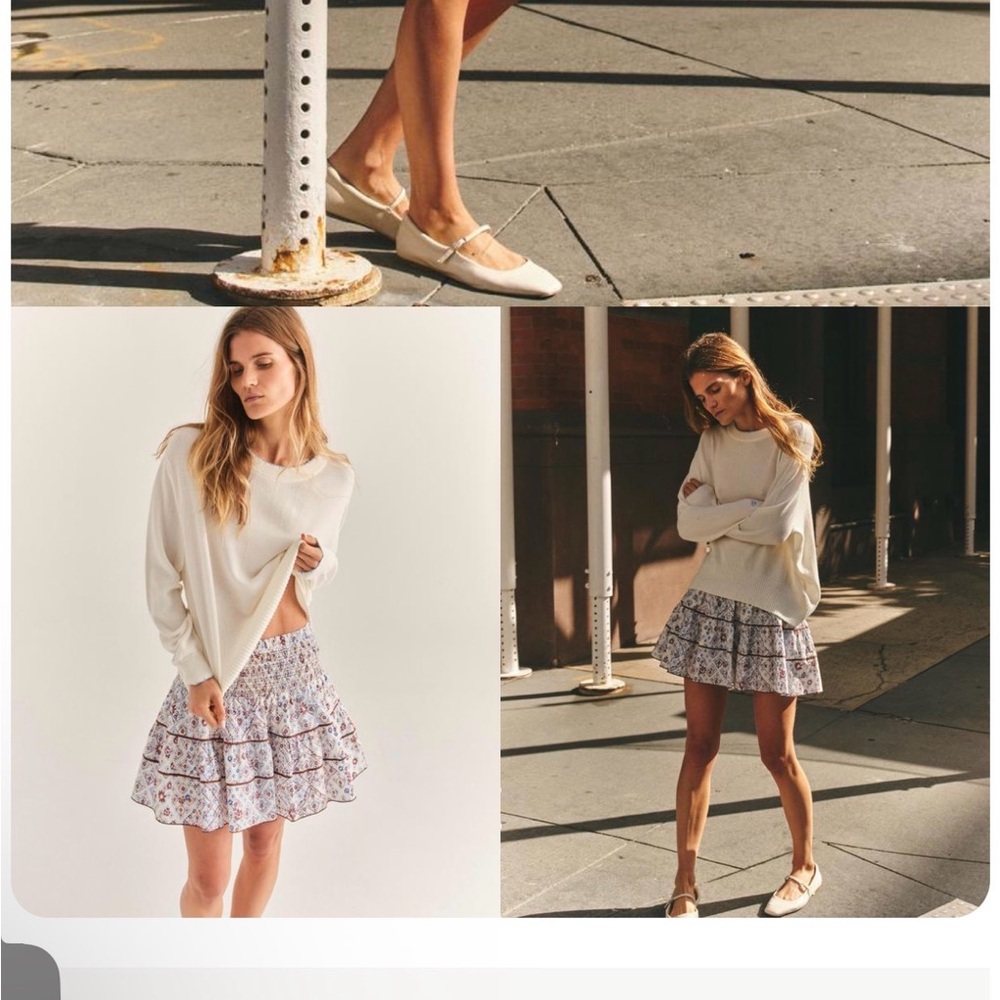 Cartolina Kylie Ruffle Mini Skirt